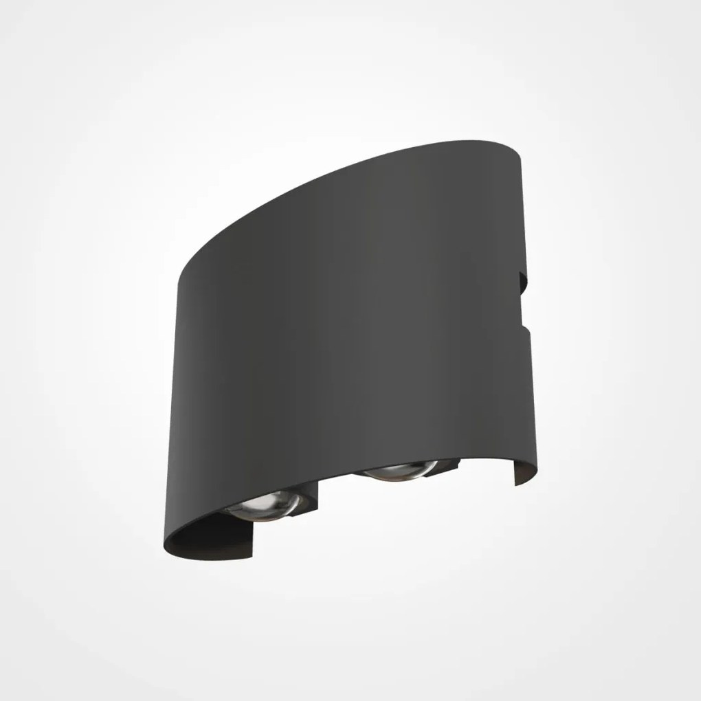MAYTONI O417WL-L4GR3K STRATO Modern Kültéri Fali Lámpa Szürke LED IP54