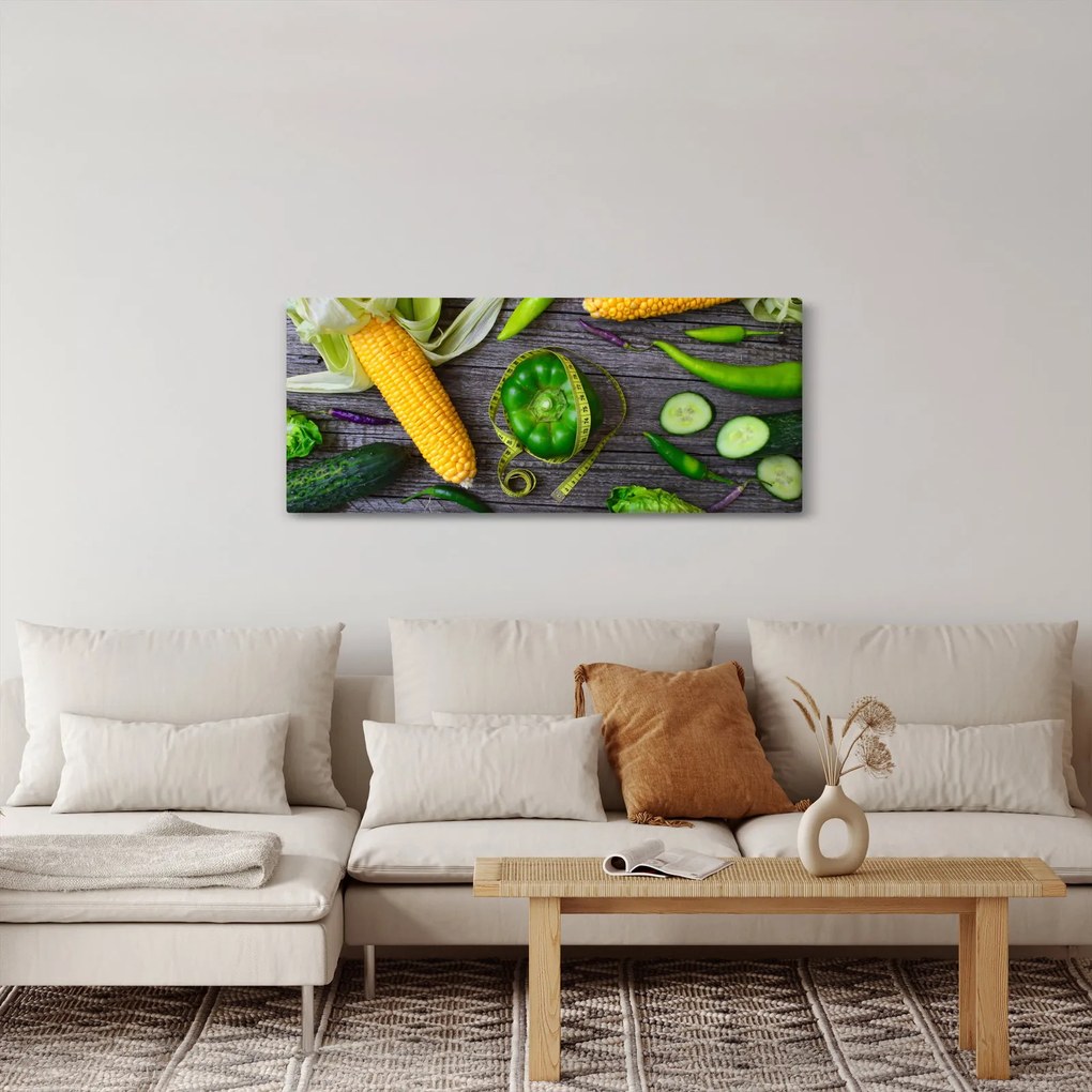 Zöldség képe (120x50 cm)