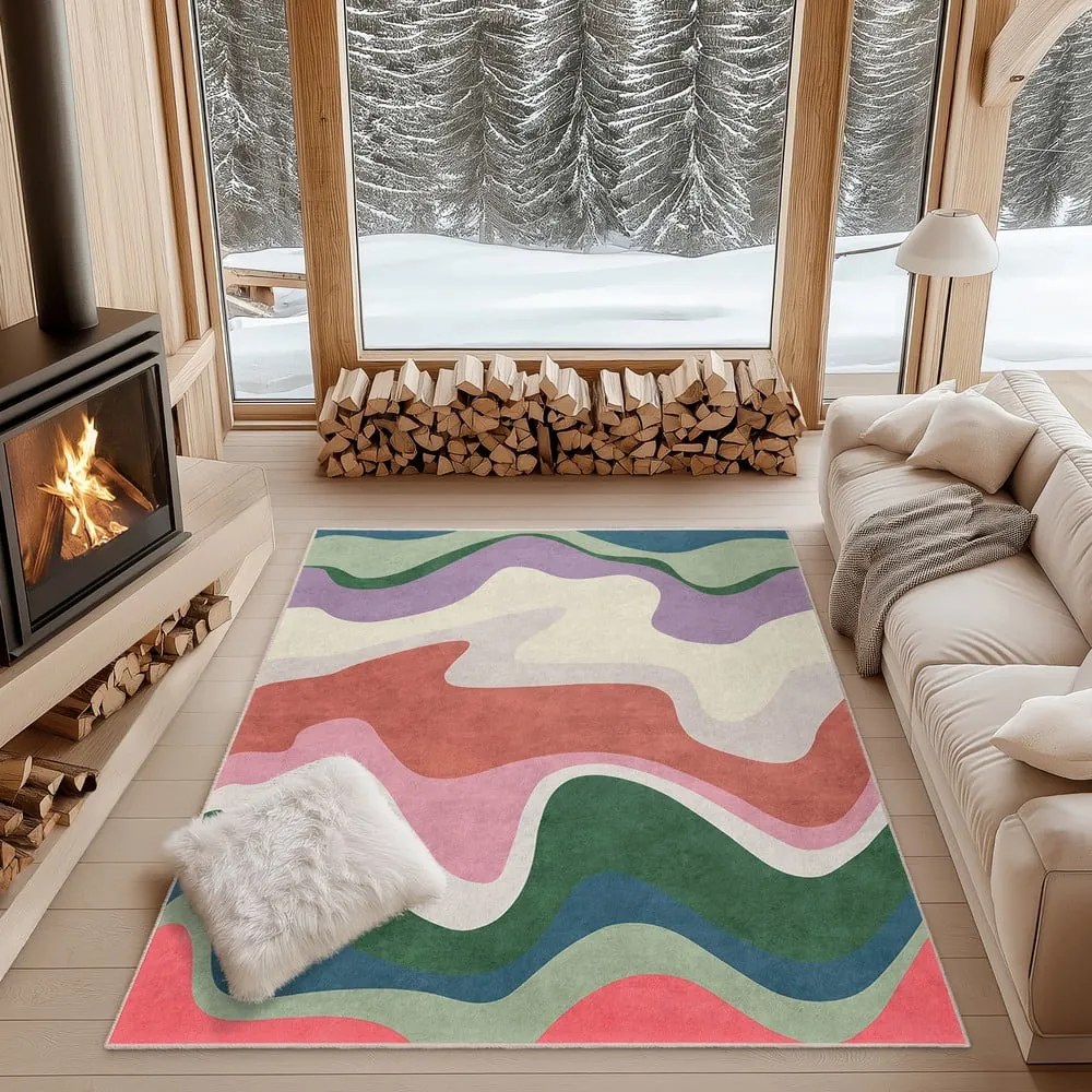 Mosható szőnyeg 160x230 cm Squiggly Breeze – Mila Home