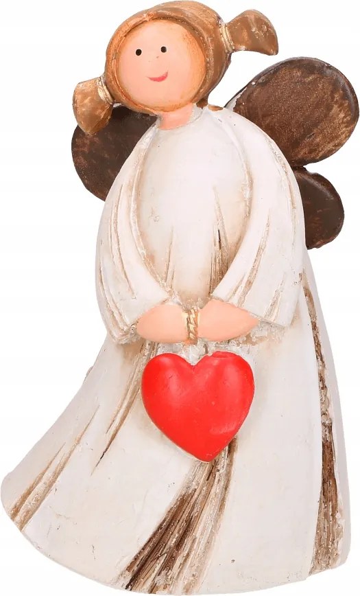 Angyal szív figura 14cm- ajándéknak is tökéletes
