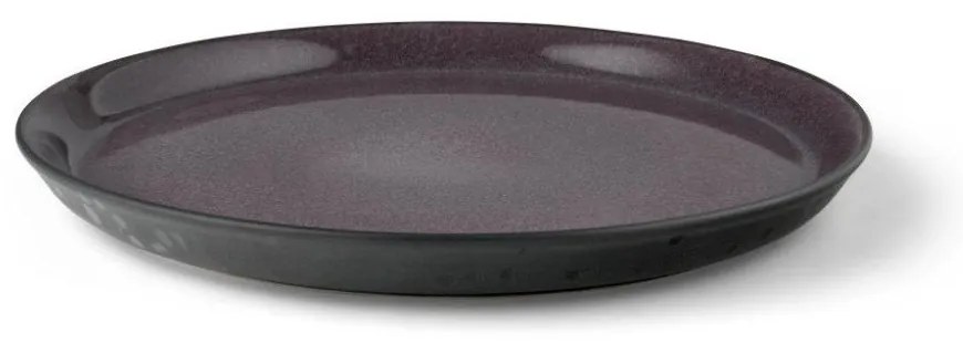 Fekete-lila kőedény tányér ø 27 cm Gastro Black/Purple – Bitz