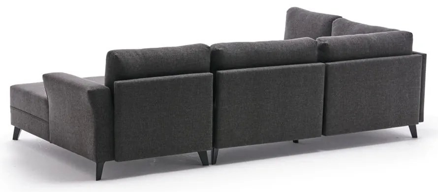 Antracitszürke sarokkanapé (U alakú) Eris – Balcab Home