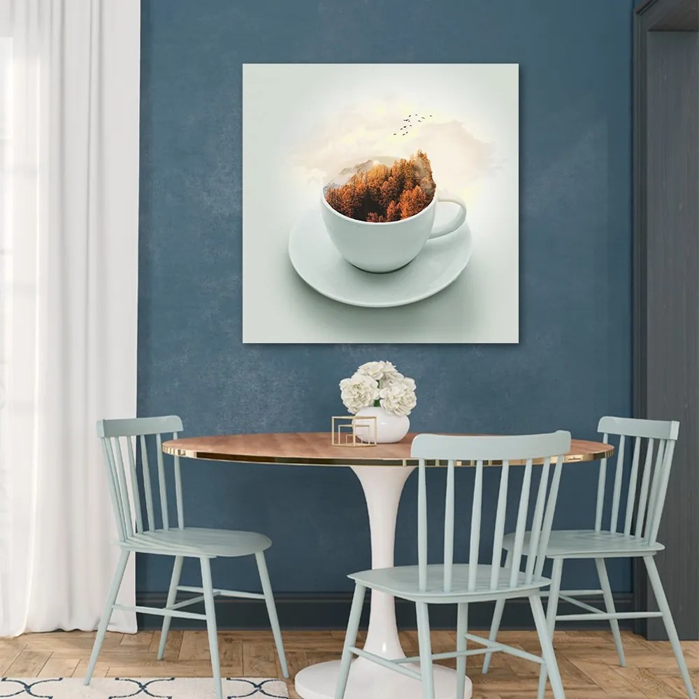 Gario Vászonkép Egy csésze tele erdõvel - Zehem Chong Méret: 50 x 50 cm