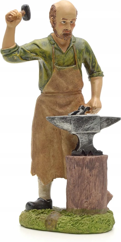 Karácsonyi Betlehem Figura 'kovács Üllővel' 20cm magas figurákhoz