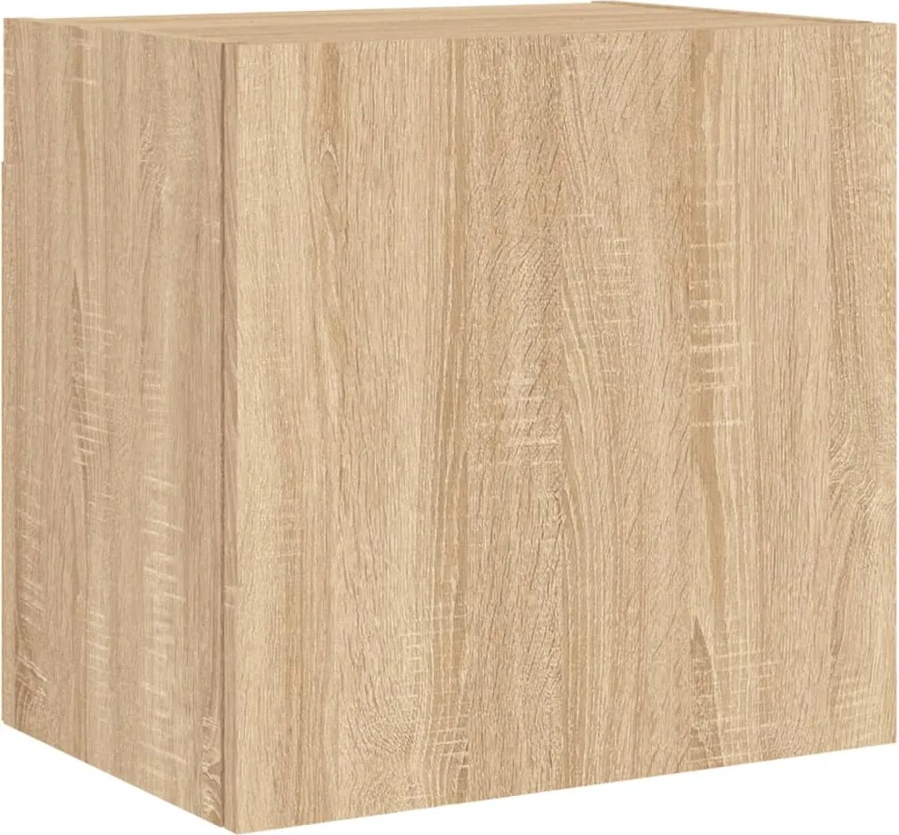 vidaXL sonoma tölgy színű szerelt fa fali TV-szekrény 40,5x30x40 cm