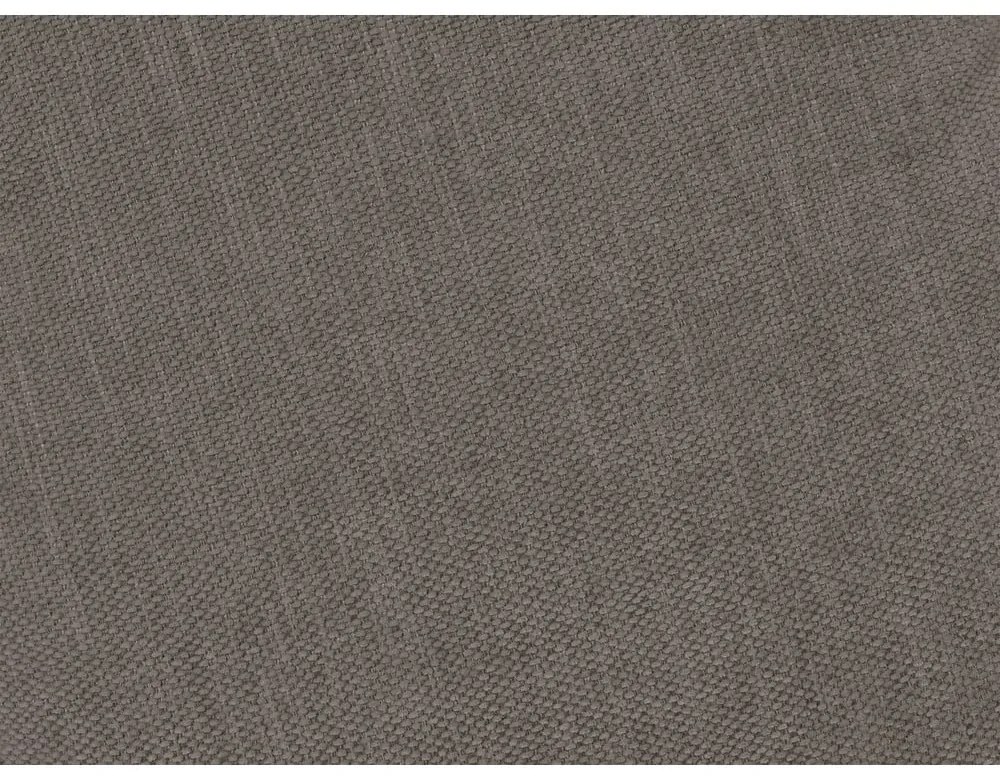 Szürkésbarna kinyitható-tárolóhelyes sarokkanapé (bal oldali-heverő résszel) Fuji – Bobochic Paris