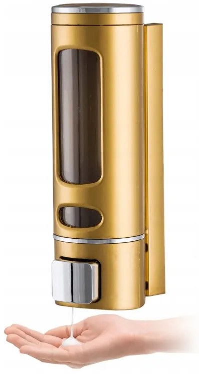 Gamma tartozékok, fali szappanadagoló 400ml AH50, arany, GMA-DOZS-GD