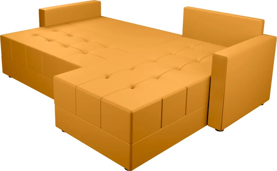 Univerzális ülőgarnitúra, mustársárga, DUAN ROH