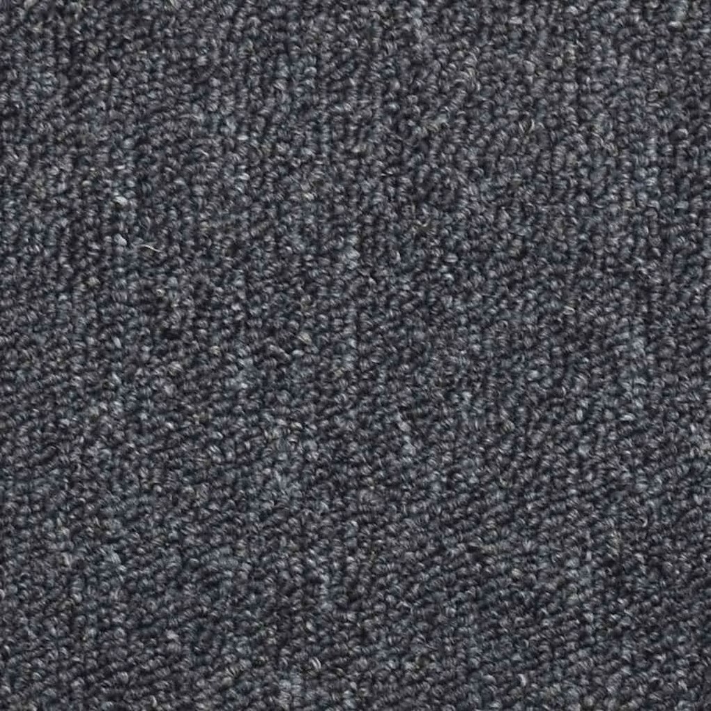 30 db sötétszürke és kék félkör alakú lépcsőszőnyeg 56 x 17 x 3 cm