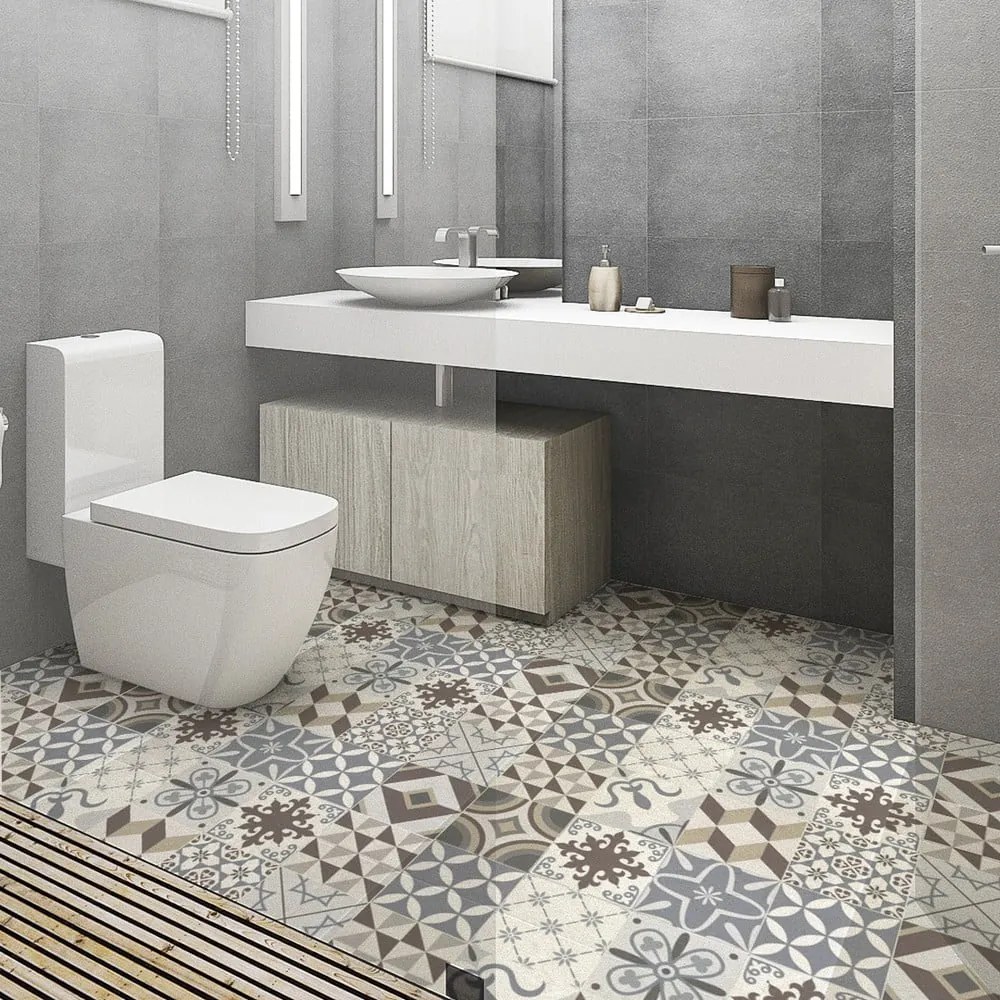 Brown Style vízálló padlómatrica, 100 x 60 cm - Ambiance