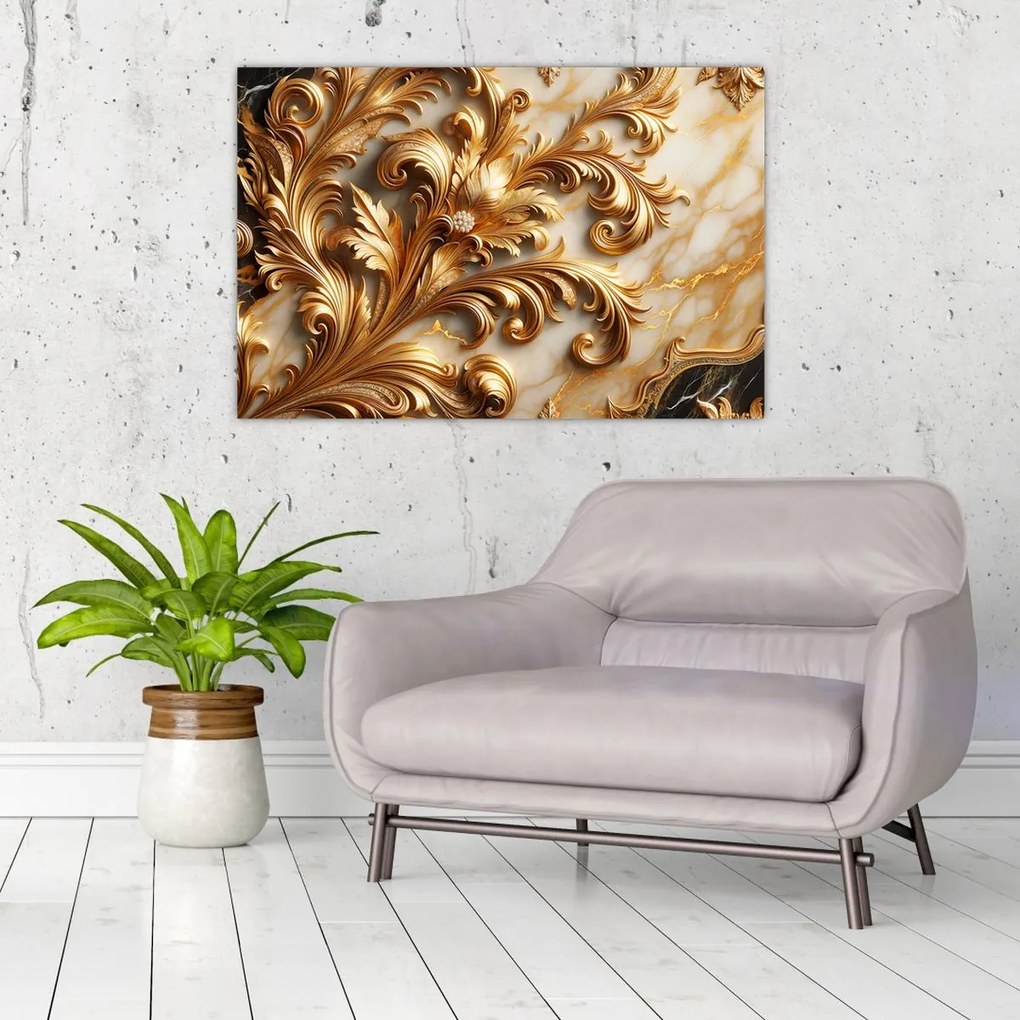Kép - Márvány arannyal (90x60 cm)