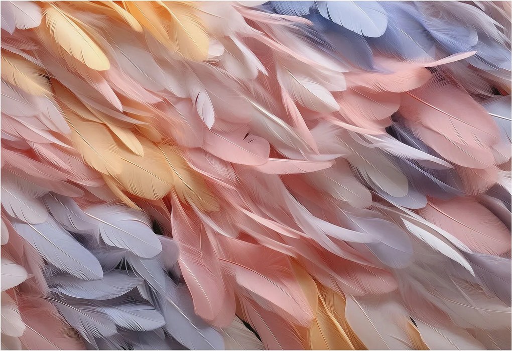 Fotótapéta Fali tapéta Hálószoba Nappali Pasztell tollak 152x104 Ragasztó