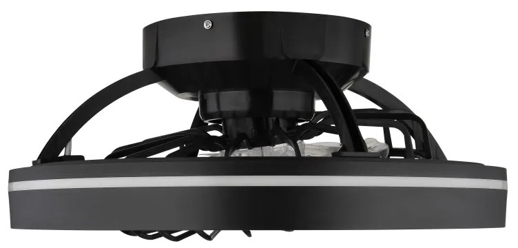 Globo Deanne 03665 távirányítós mennyezeti ventilátoros lámpa, 40W+6W RGB LED, 2700K-6500K+RGB, 2400 lm