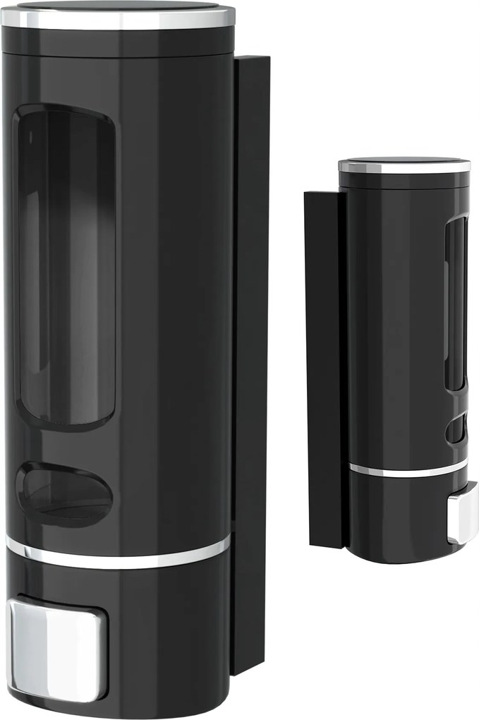 Falra Akasztható Adagoló Fekete Falra Akasztható Szappan Gél Sampon Fürdőszoba