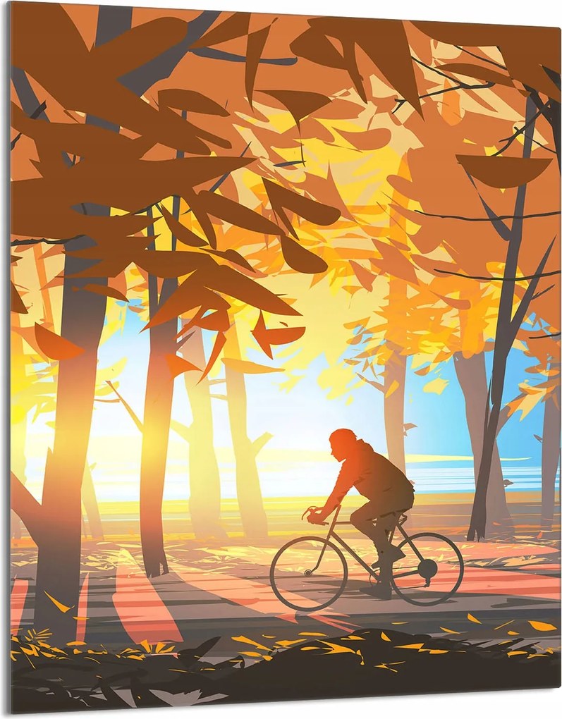 Üveg Vágódeszka 40x52 Erdő a Konyhába