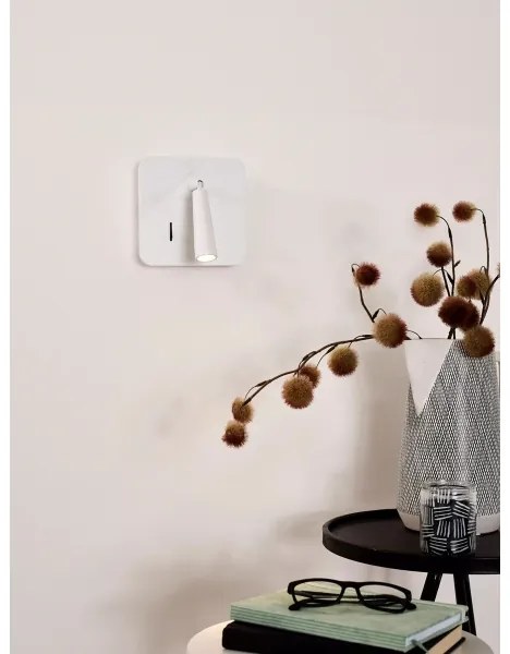 Lucide 77282/03/31 - LED Fali spotlámpa OREGON LED/4W/230V USB fehér