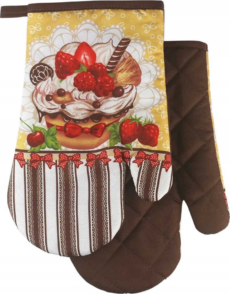 Euromat Konyhai kesztyű felakasztható fogantyúval 2db muffin