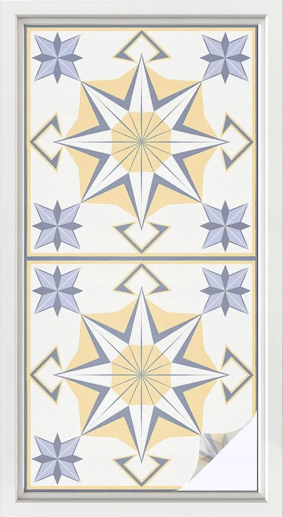 Ablakfólia öntapadós Adatvédelem Geometrikus csillagok 50x100