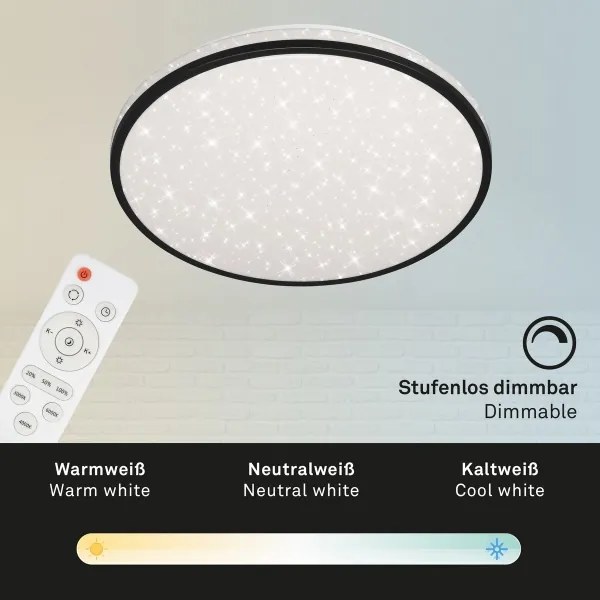 Brilo - LED Dimmelhető mennyezeti lámpa STARRY SKY LED/24W/230V 3000-6000K + távirányító