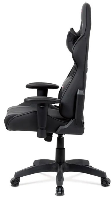 Fekete Ekobőr Gamer Szék, Hinta Mechanikával. BK