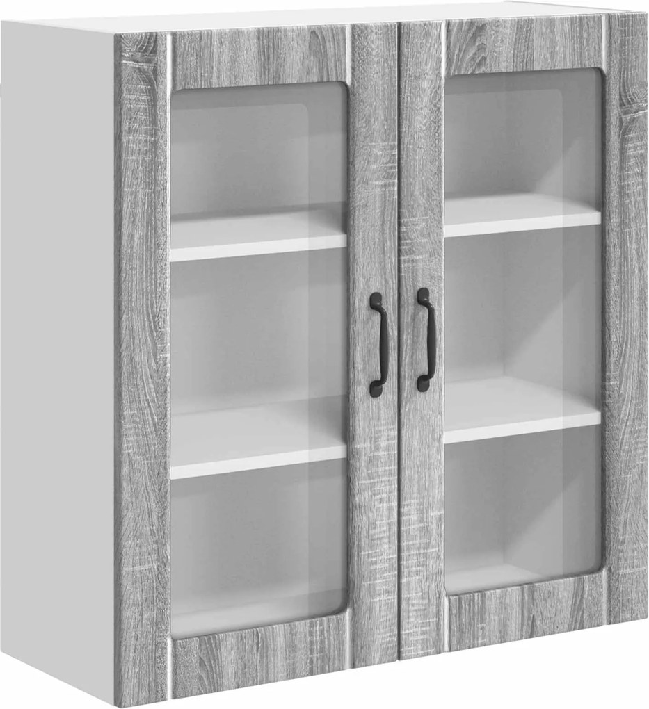 vidaXL Konyhaszekrény Szürke Sonoma 80 x 31 x 80 cm Faanyag