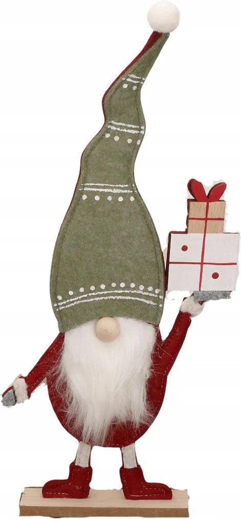 Mikulás filc álló nagy 57cm