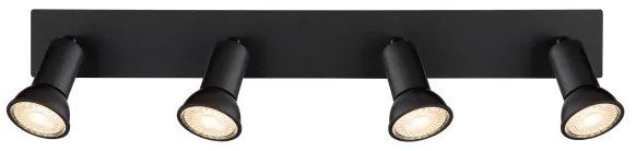 Globo 57998-4 - Spotlámpa DREW 4xGU10/35W/230V fekete