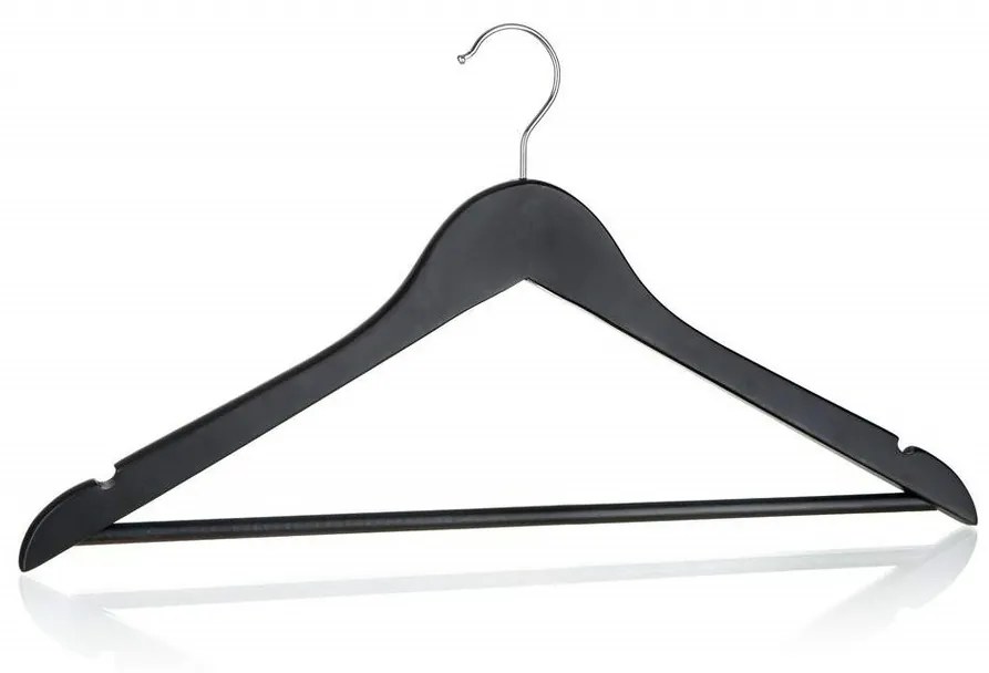Brilanz BLACK fa akasztókészlet, 4 db