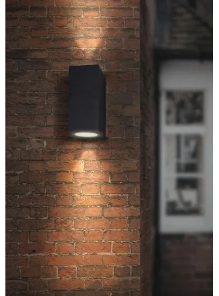 Palnas 66002248 - Kültéri fali lámpa HUGO 2xGU10/10W/230V IP44