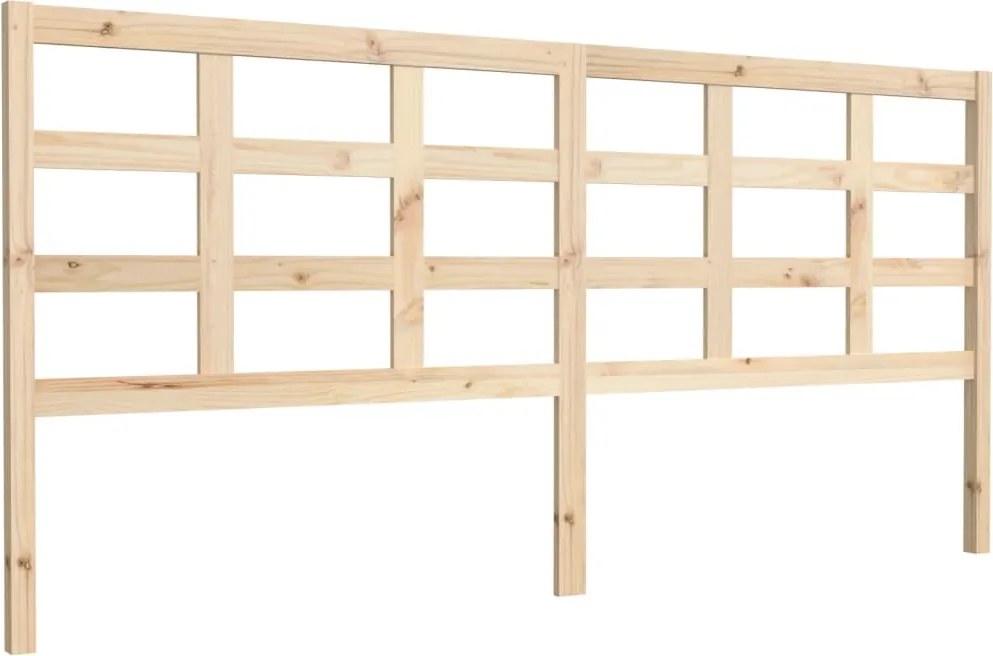 vidaXL tömör fenyőfa ágyfejtámla 205,5x4x100 cm