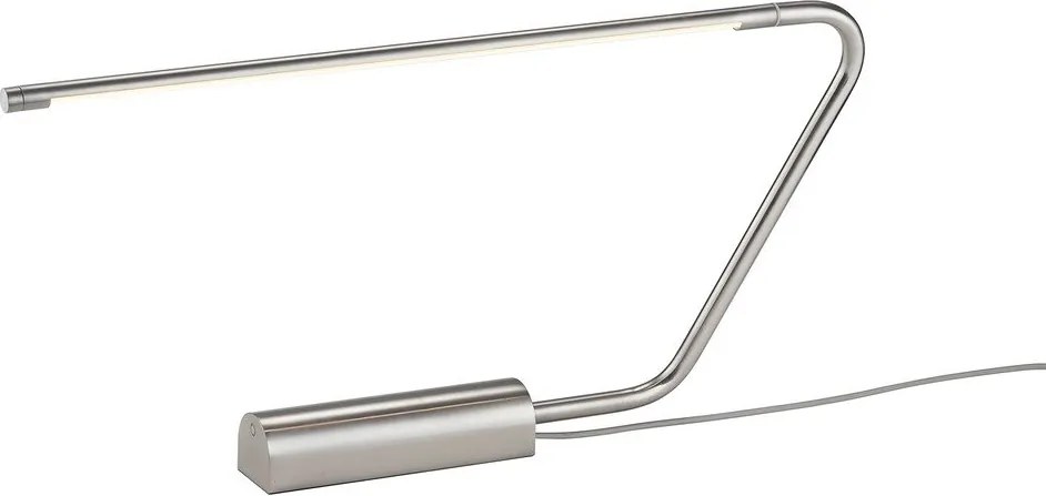 Ezüstszínű LED asztali lámpa (magasság 33 cm) Olea – Trio Select