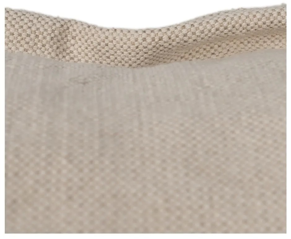 Krémszínű len kanapé 200 cm – Ixia