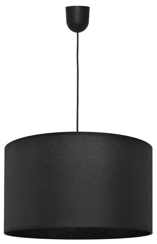 Csillár zsinóron ALBA 1xE27/15W/230V á. 45 cm fekete