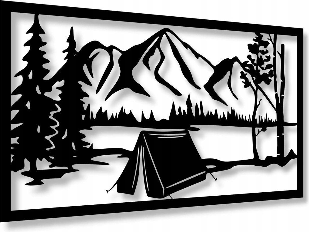 Triptichon Áttört Kép Fali Dekoráció Panel 3D Képek Nappali Dekoráció