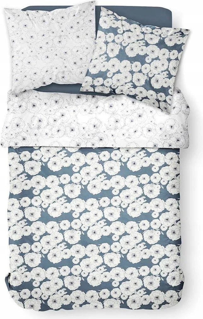 Poppies Draw pamut ágyneműhuzat, kétoldalas, 220x240