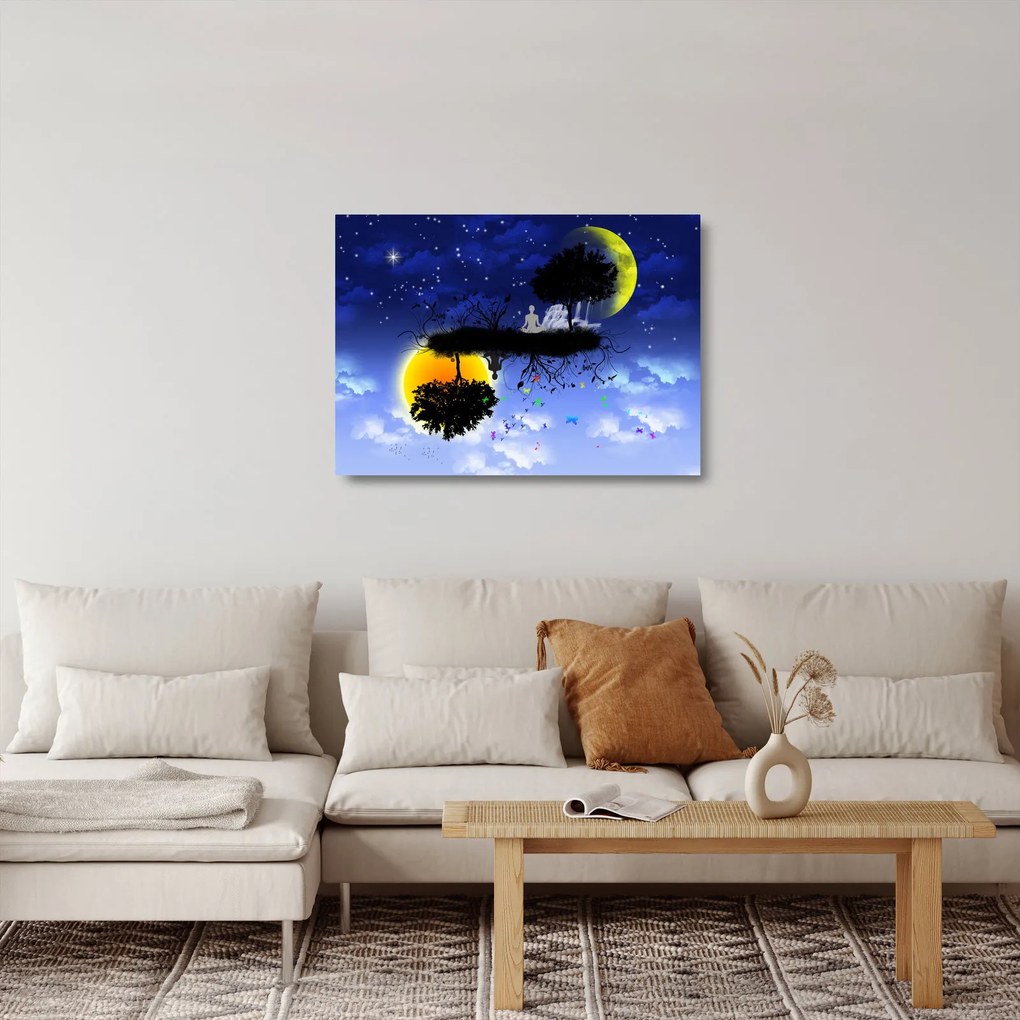 Kép - Az egyensúly tükröződése (üvegen) (70x50 cm)