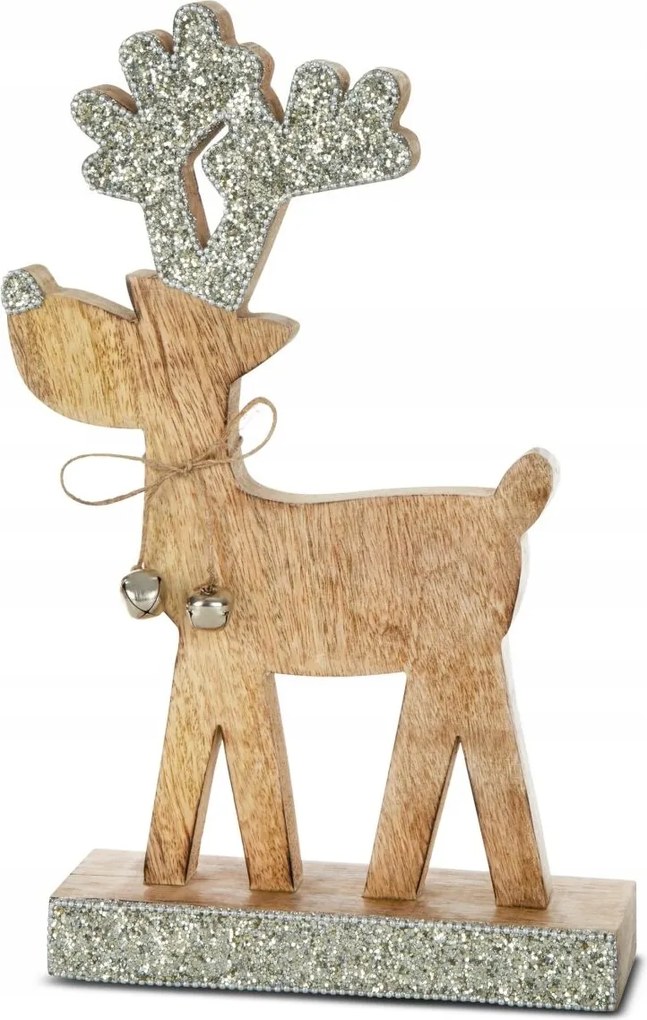 Rénszarvas Figura Karácsonyra 30 CM Karácsonyi Dekoráció