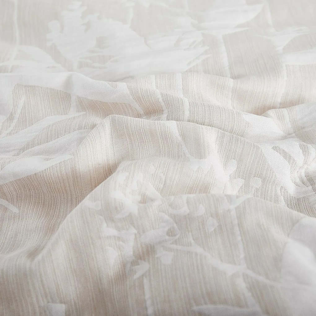 Alabama bézs színű jacquard ágynemű, 140 x 200 cm, 70 x 90 cm