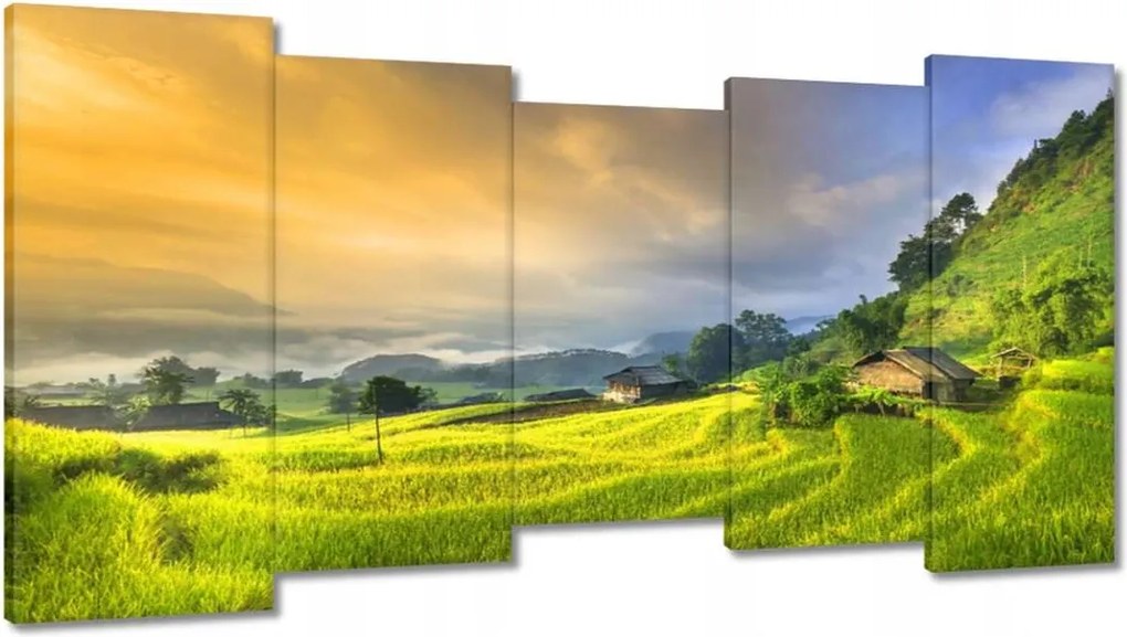 Festmények 150x80 Kilátás Tájkép