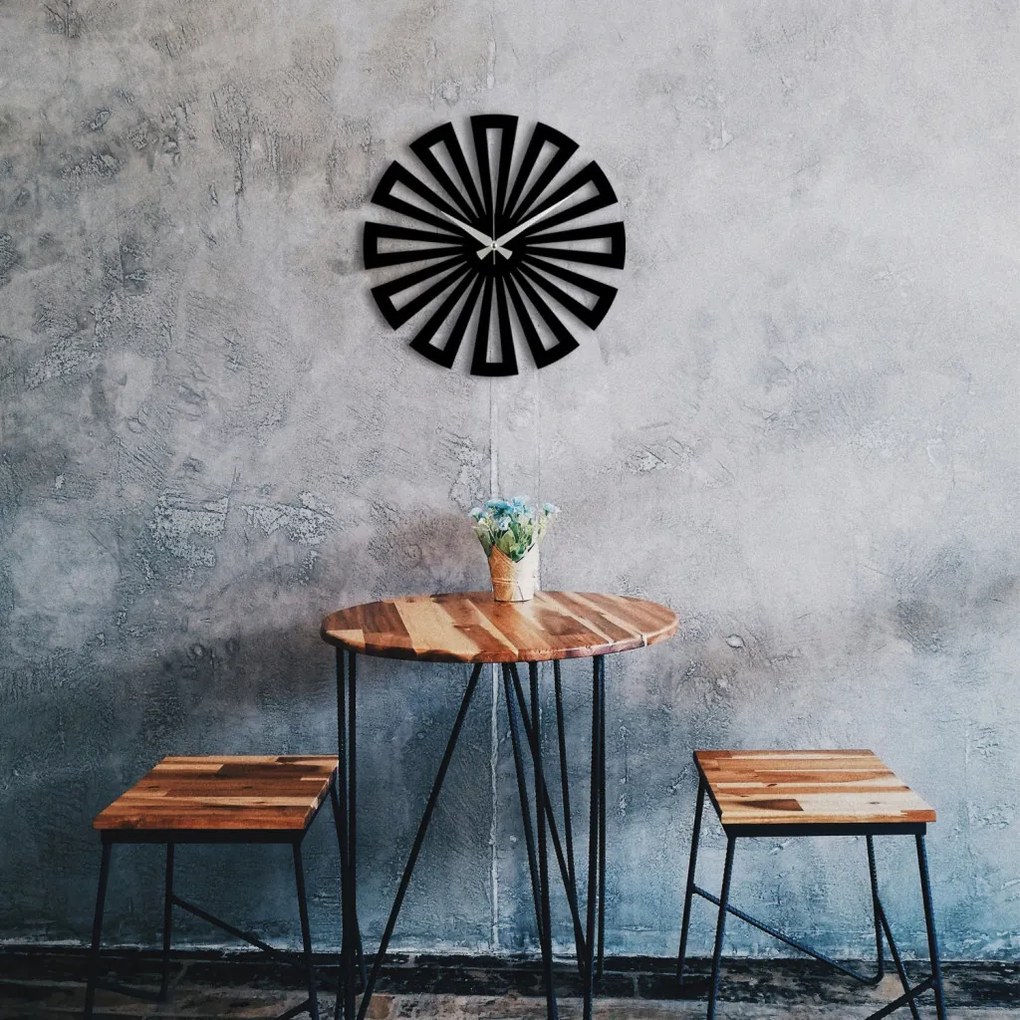 Enzoclock fém falióra, 48×48 cm – S003