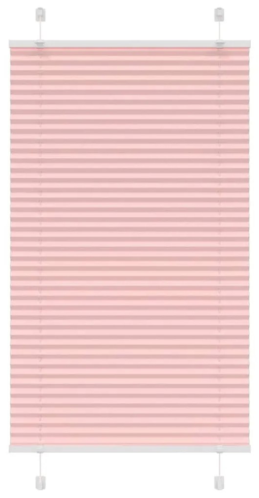 pliszírozott redőny rózsaszín 70x100 cm szövetszélesség 69,4 cm