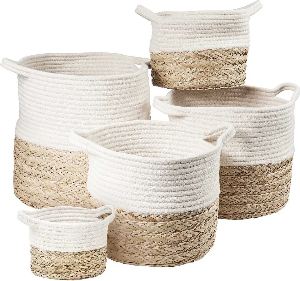 COTTON BRAID kosár, Ø 23 cm