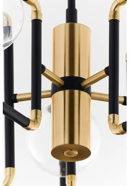 Jupiter 1985 - Csillár rúdon IBRA 5xG9/10W/230V fekete/arany