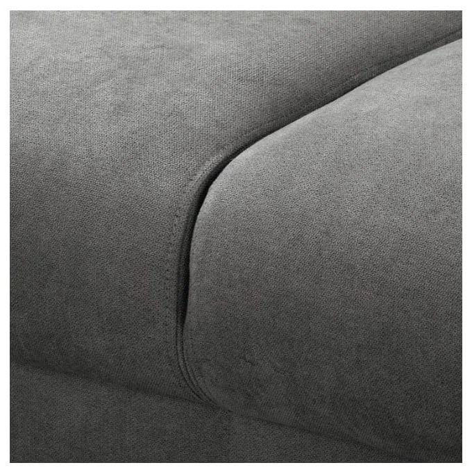 Sötétszürke kanapé 193 cm Beata – Ropez