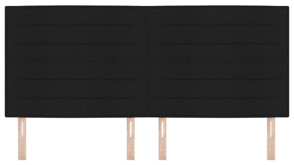 LED fejvég fekete szövet dizájn 100 cm
