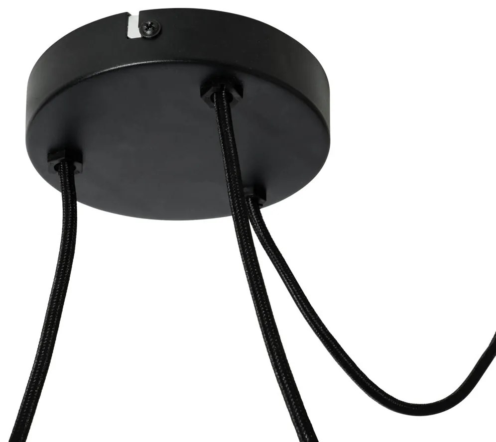 Design lógólámpa fehér selyemmel 30 cm 3-lámpás - Plu