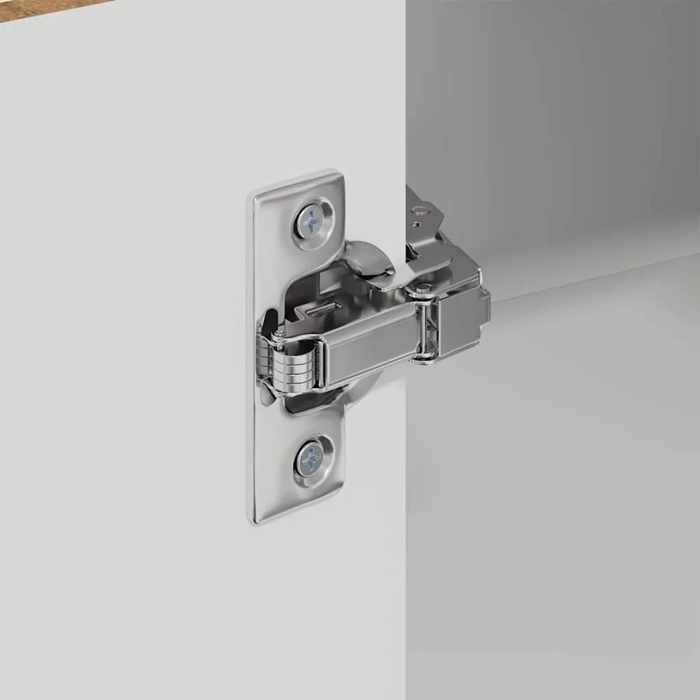 Fali konyhaszekrény polcokkal Öreg fa 57 x 57 x 80 cm Faanyag