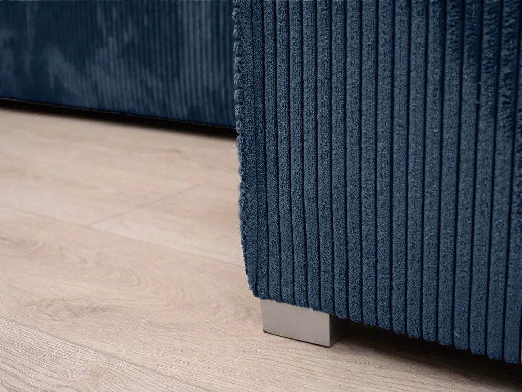 U alakú ülőgarnitúra SMART COSARO 295x140 cm, sötétkék