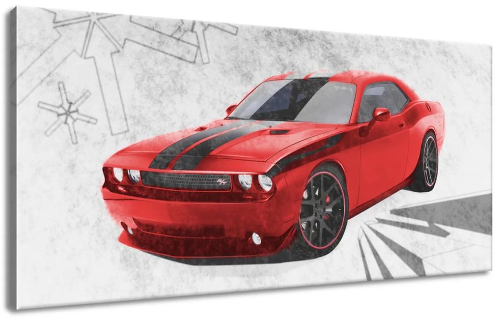 Vászonkép Dodge Challenger Blacktop