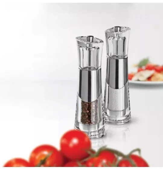 Cole&Mason - Só- és borsdaráló készlet BOBBI 2 db 18,5 cm